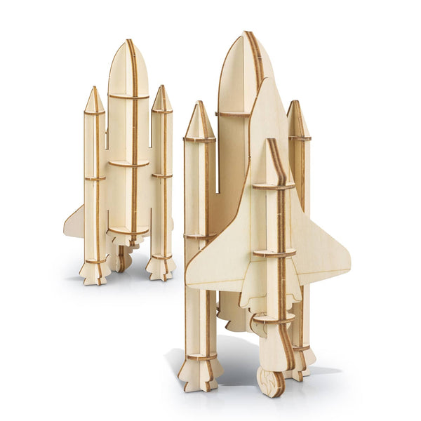 BRANDCRAFT Rocket Ship Wooden Model [3-124051]