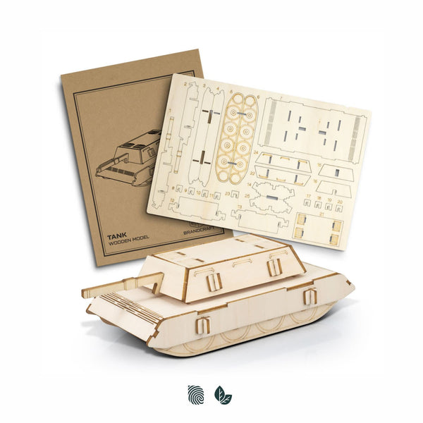 BRANDCRAFT Tank Wooden Model [3-124053]