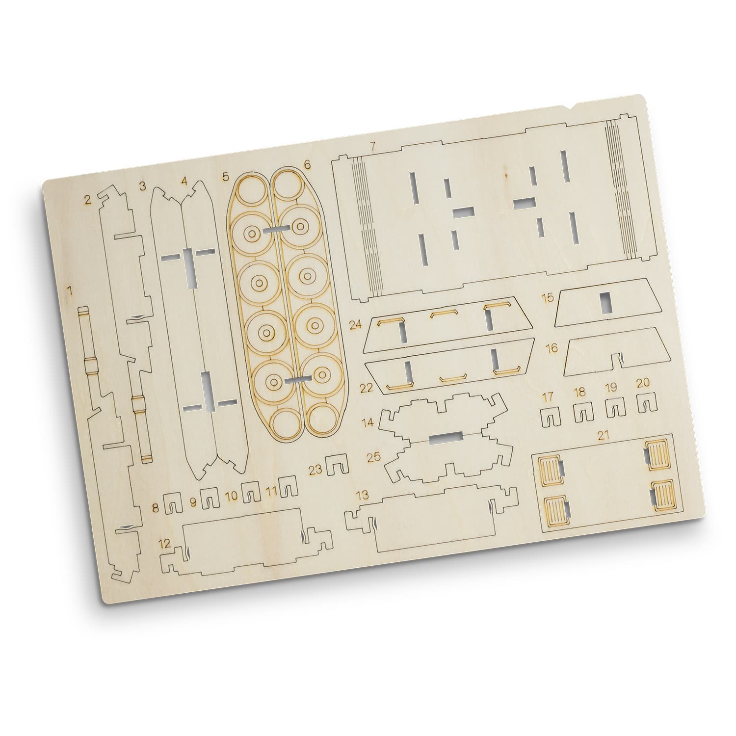 BRANDCRAFT Tank Wooden Model [3-124053]
