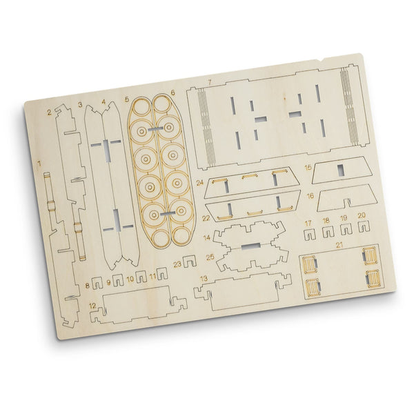 BRANDCRAFT Tank Wooden Model [3-124053]