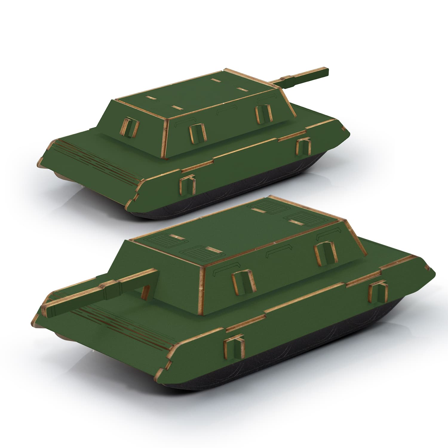 BRANDCRAFT Tank Wooden Model [3-124053]