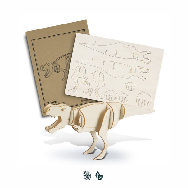 BRANDCRAFT Tyrannosaurus Rex Wooden Model [3-124055]