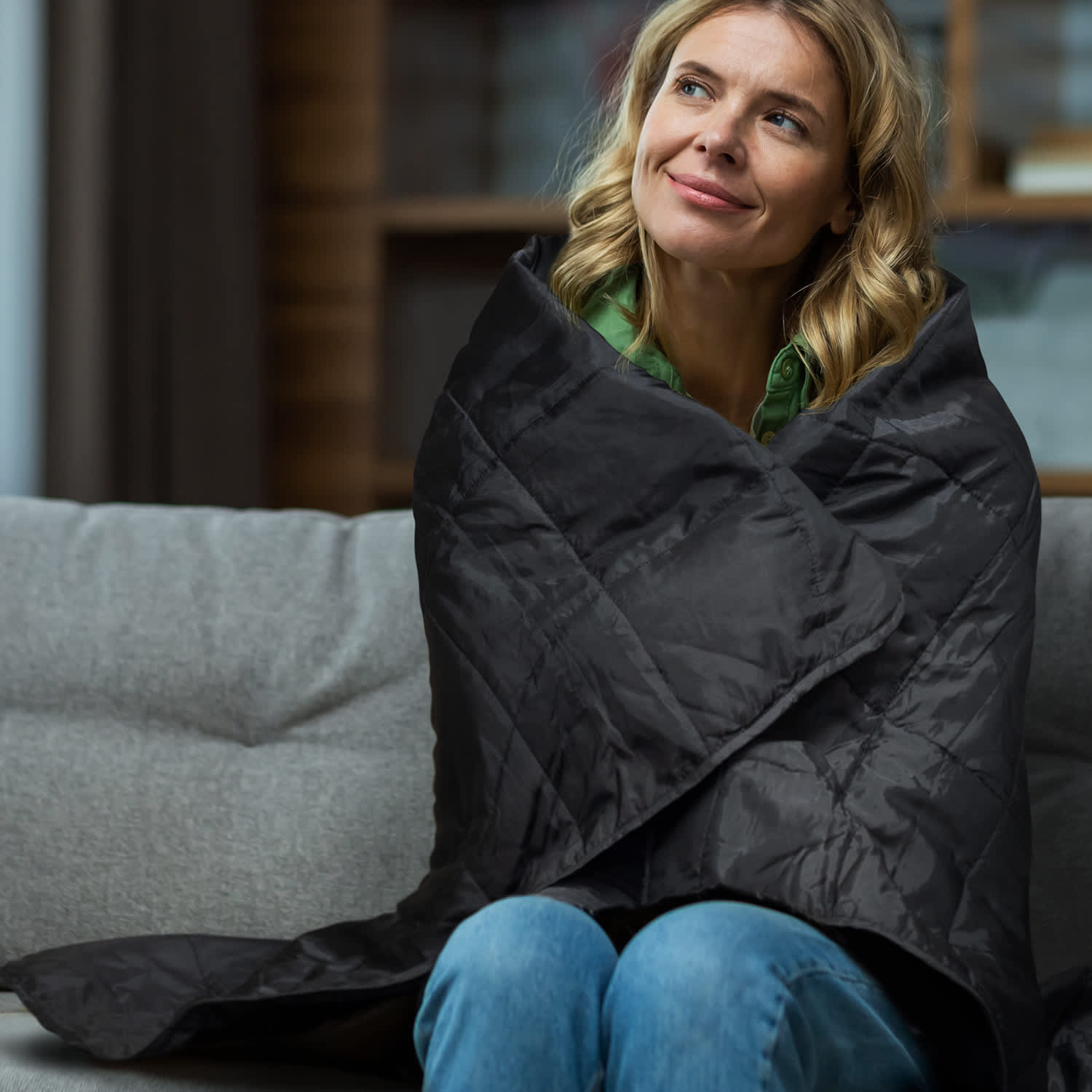 Harrow Puffer Blanket [3-124121]