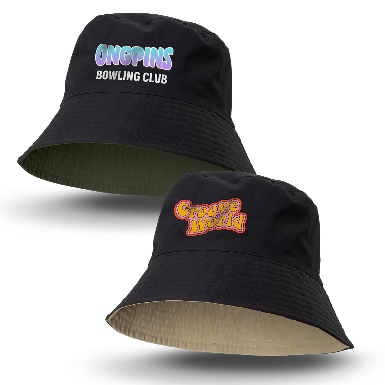 Reversible Ripstop Bucket Hat [3-124711]