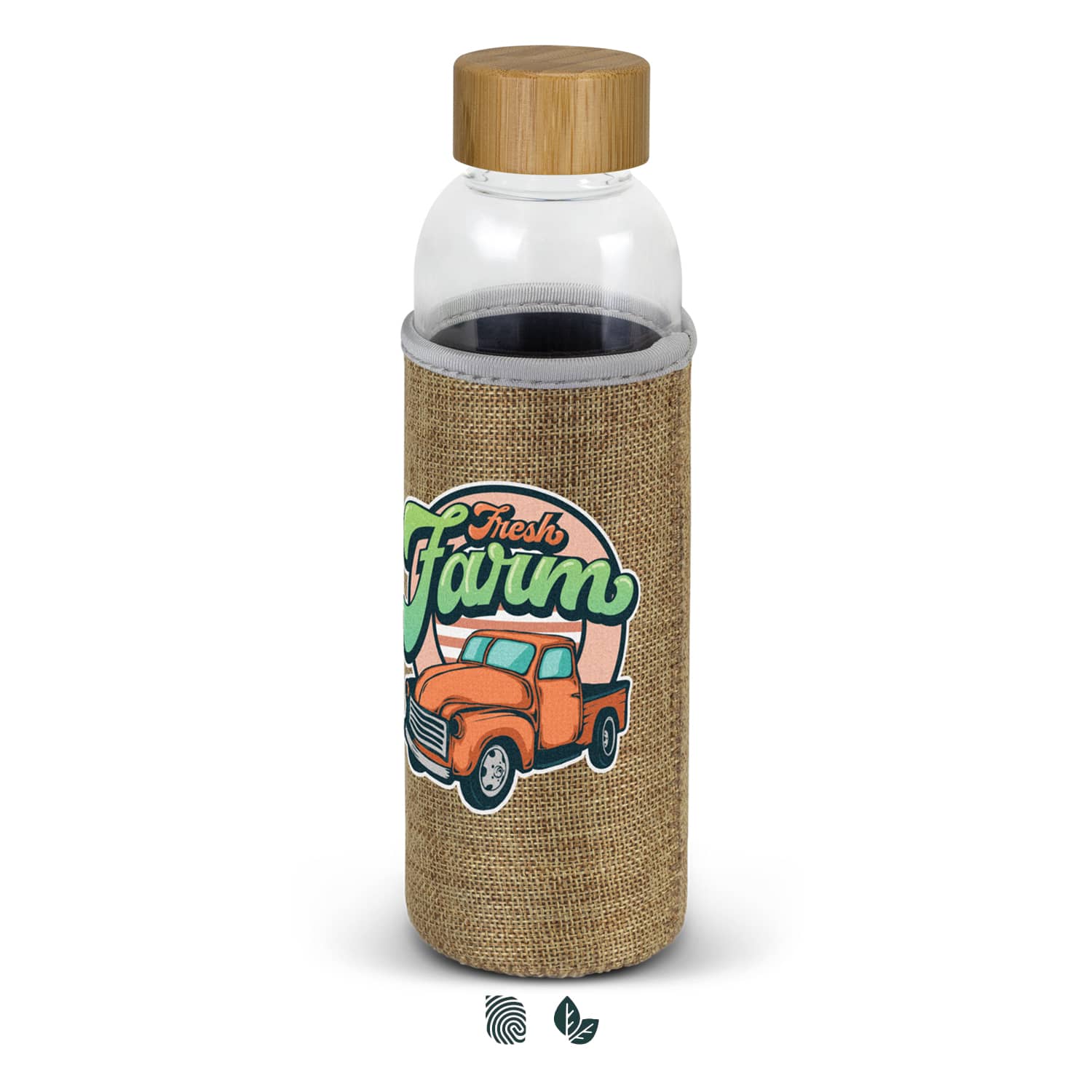 Eden Glass Bottle  Natural Sleeve [3-124747]