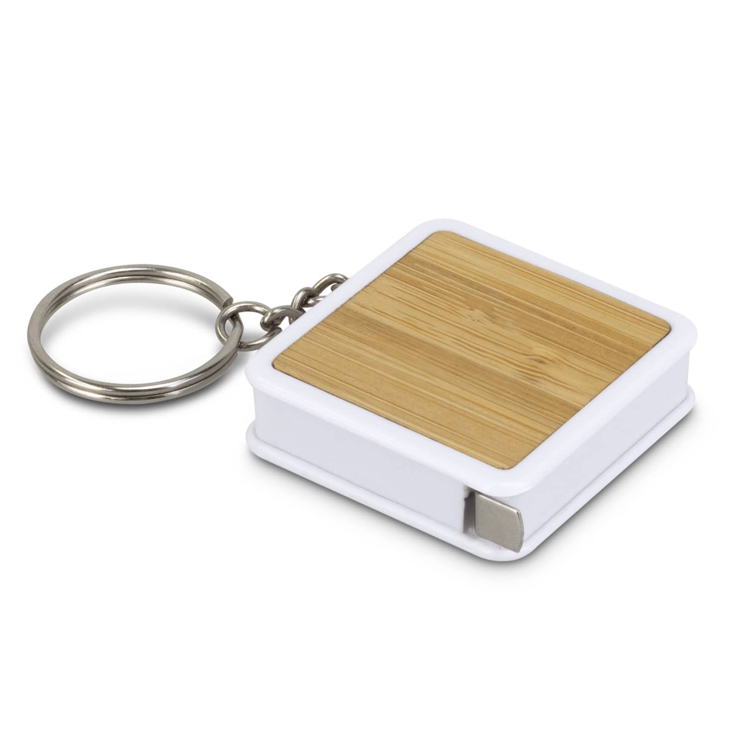 Bamboo Tape Measure Key Ring [3-124816]