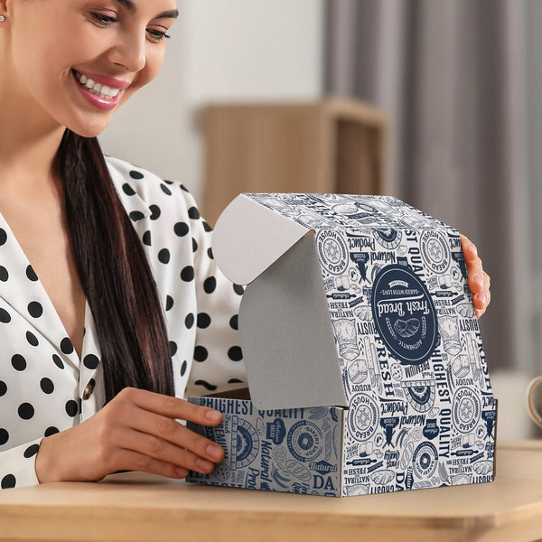 Die Cut Box with Locking Lid  225x167x83mm [3-124906]