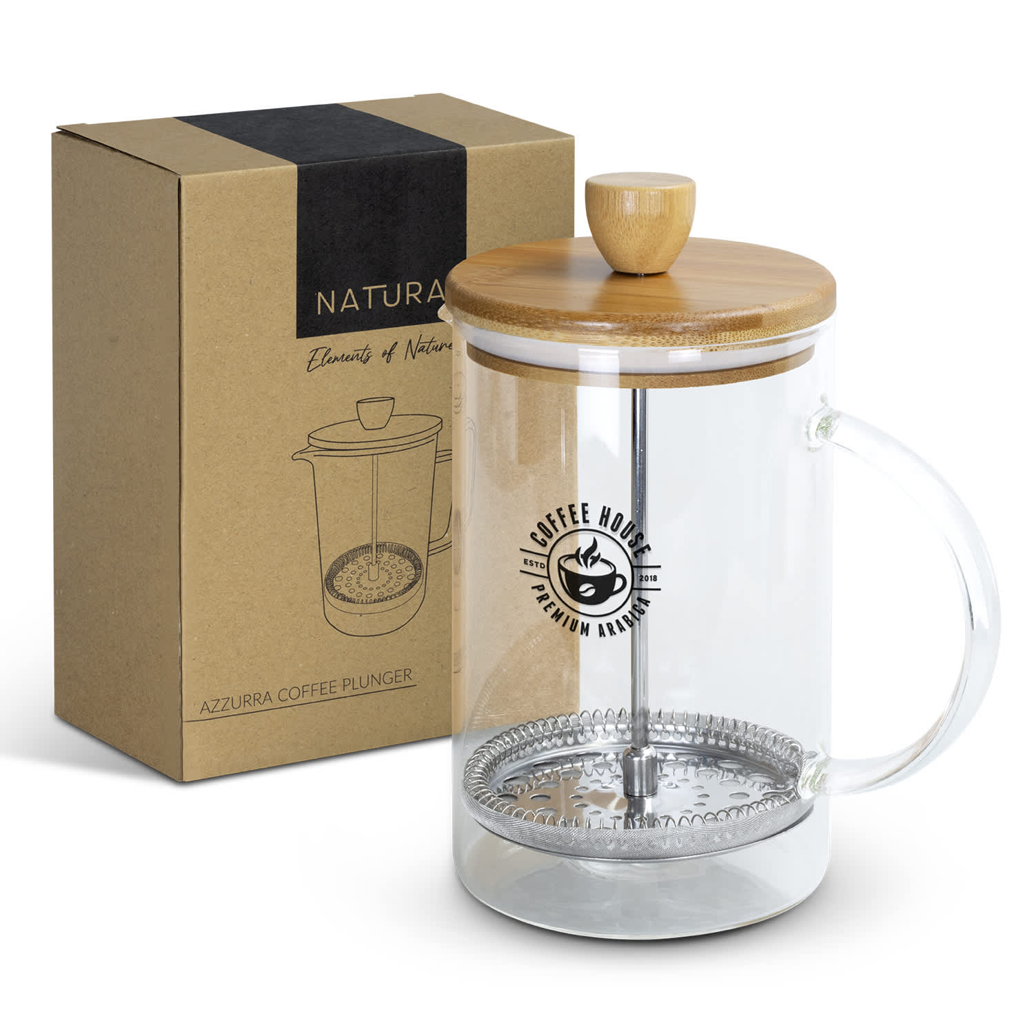 NATURA Azzurra Coffee Plunger [3-124976]