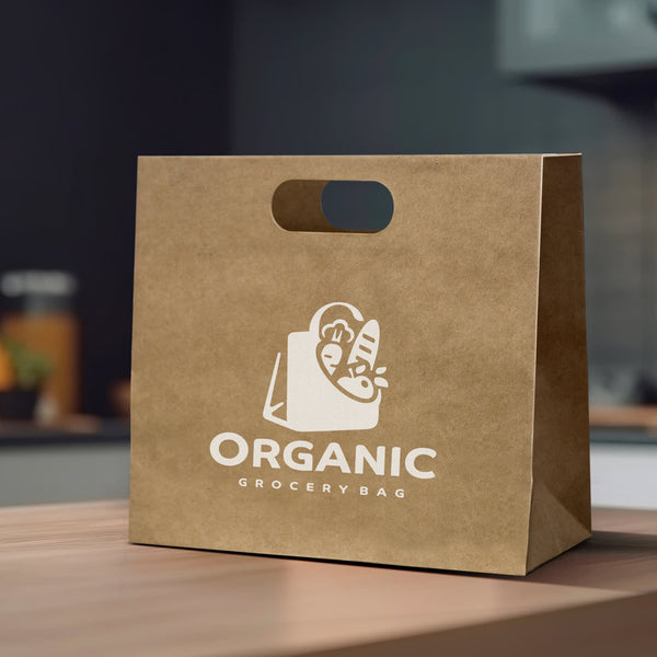 Large Die Cut Paper Bag Landscape [3-125051]