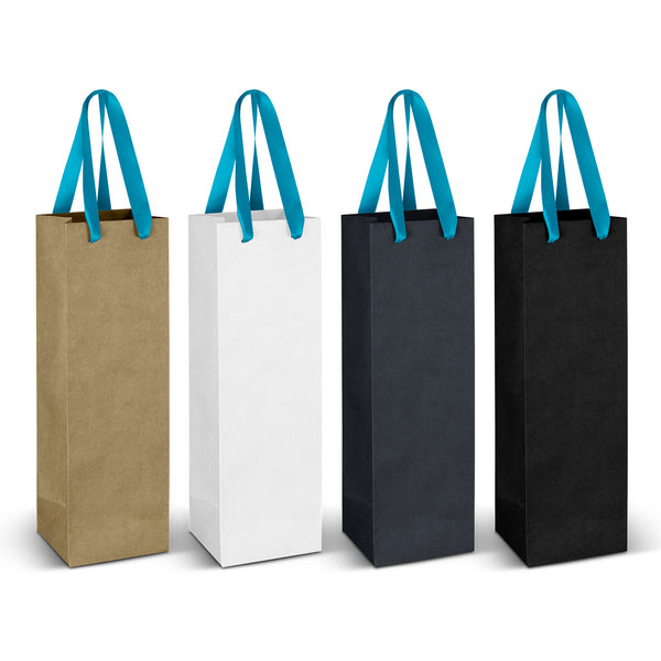 Wine Ribbon Handle Paper Bag [3-125054]