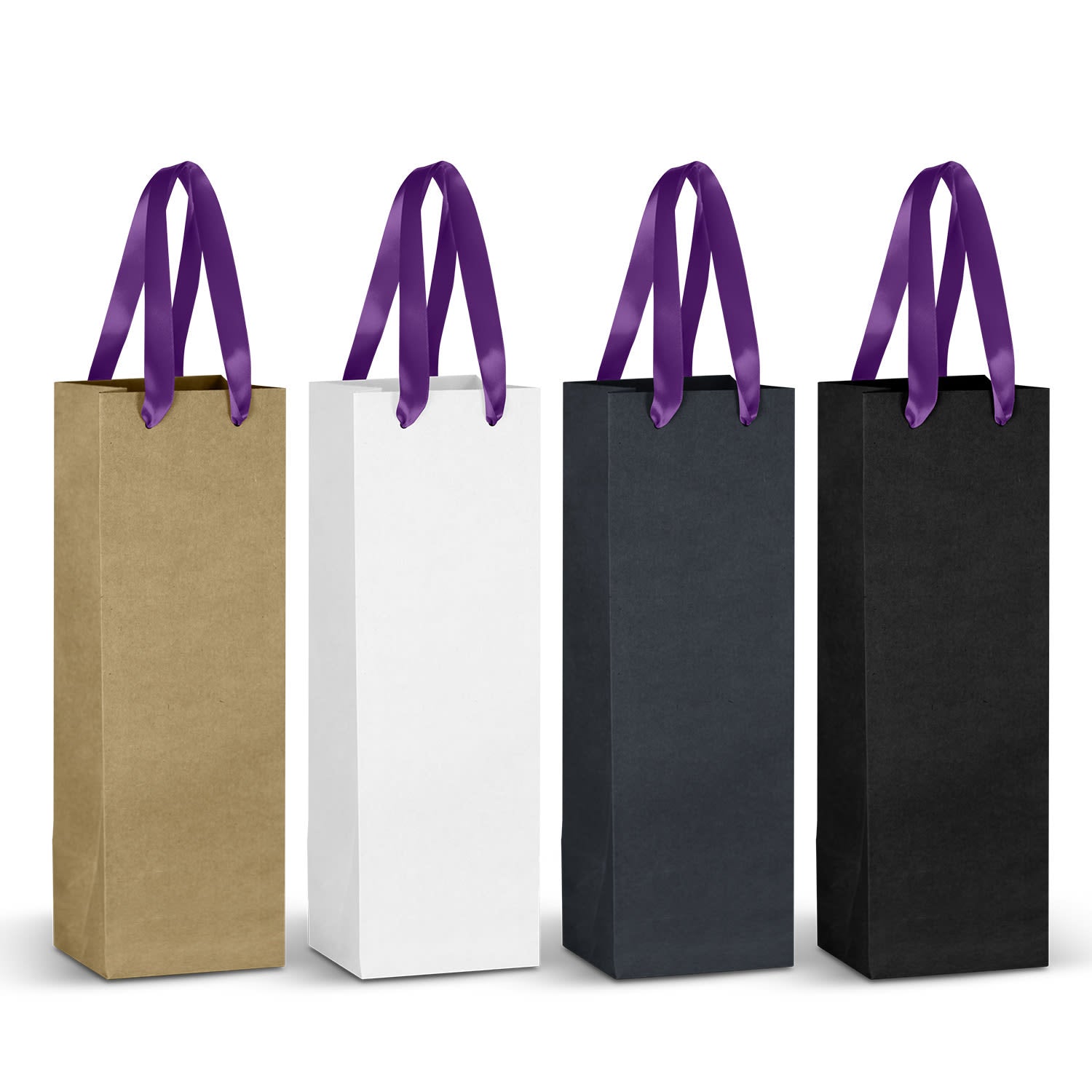 Champagne Ribbon Handle Paper Bag [3-125055]
