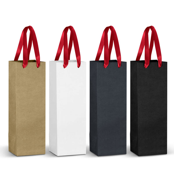 Champagne Ribbon Handle Paper Bag [3-125055]