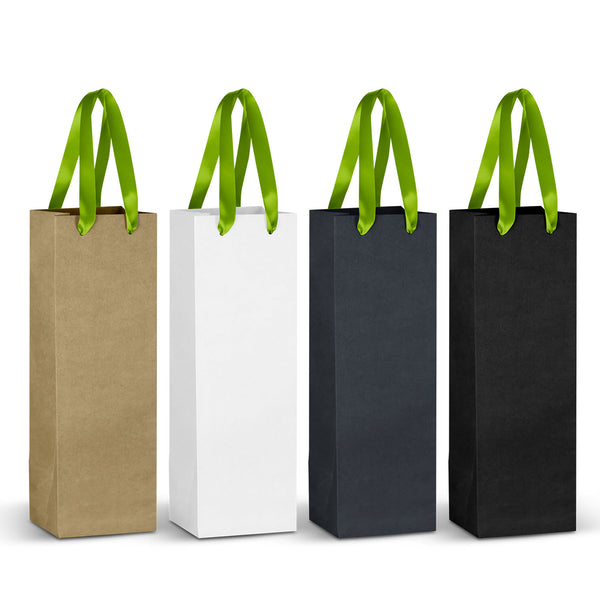 Champagne Ribbon Handle Paper Bag [3-125055]