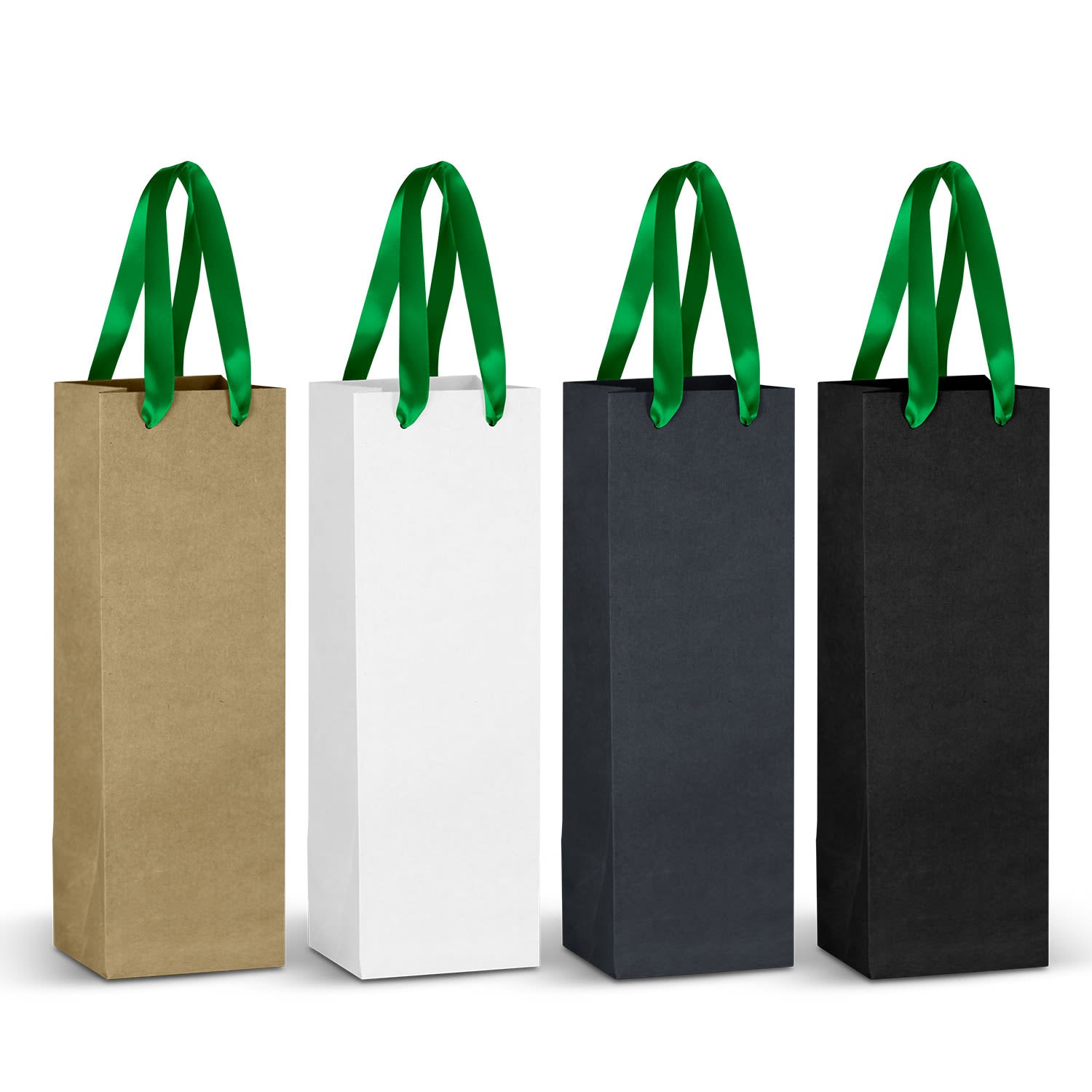 Champagne Ribbon Handle Paper Bag [3-125055]