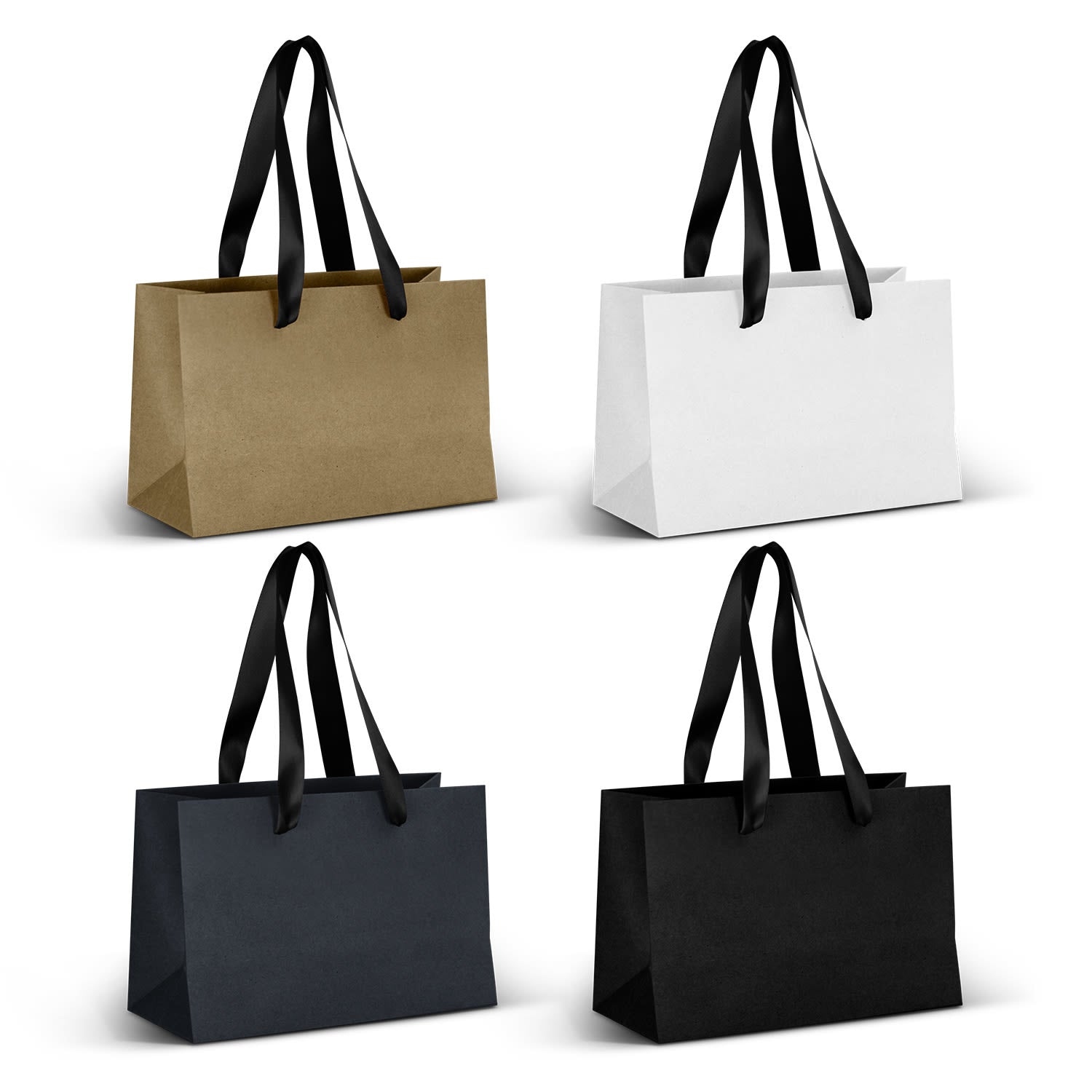 Small Ribbon Handle Paper Bag [3-125056]