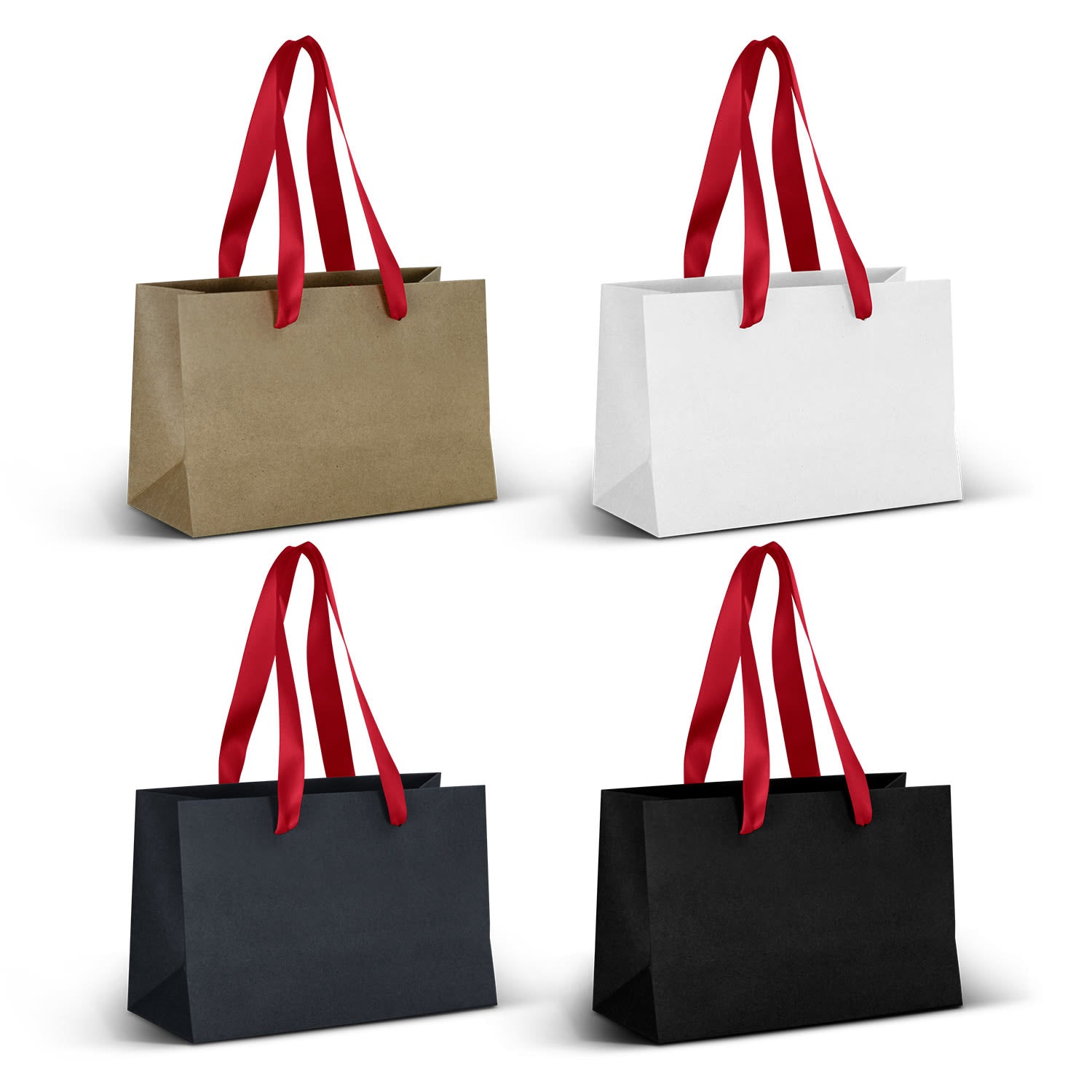 Small Ribbon Handle Paper Bag [3-125056]