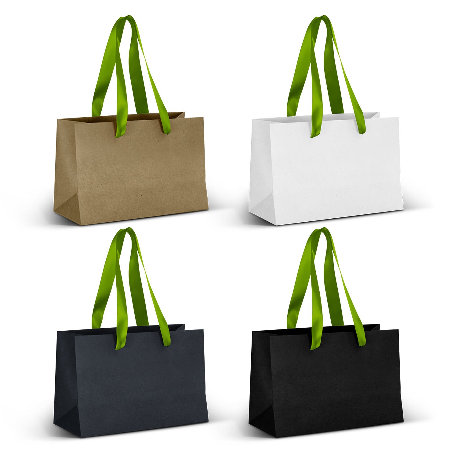 Small Ribbon Handle Paper Bag [3-125056]