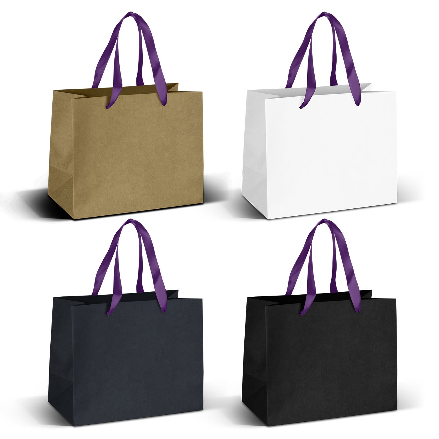 Medium Ribbon Handle Paper Bag [3-125057]
