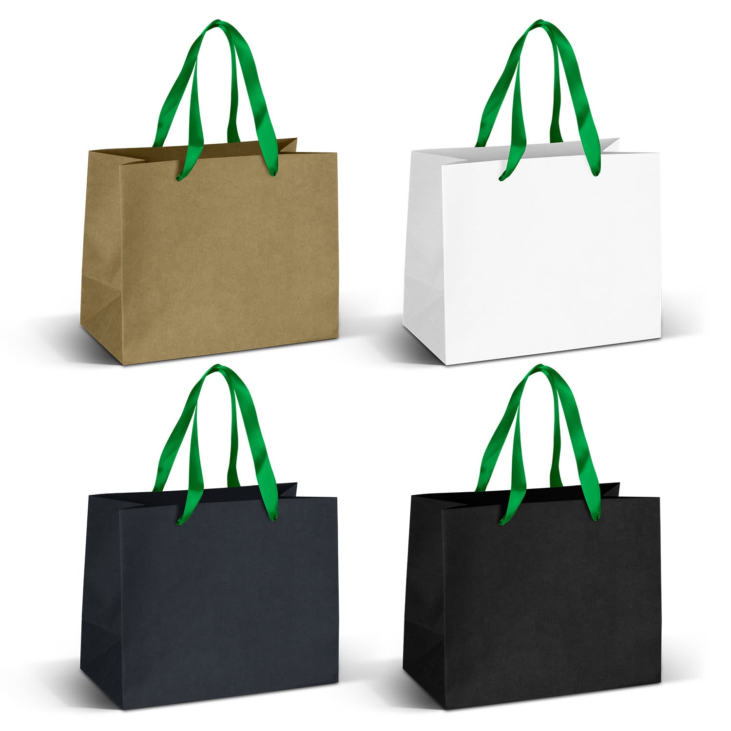 Medium Ribbon Handle Paper Bag [3-125057]