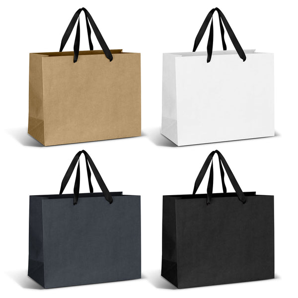 Large Ribbon Handle Paper Bag [3-125058]