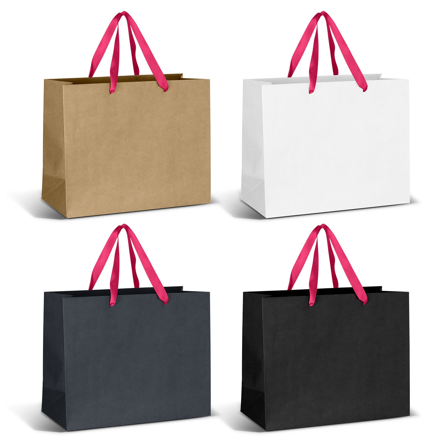 Large Ribbon Handle Paper Bag [3-125058]