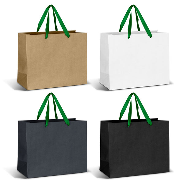 Large Ribbon Handle Paper Bag [3-125058]