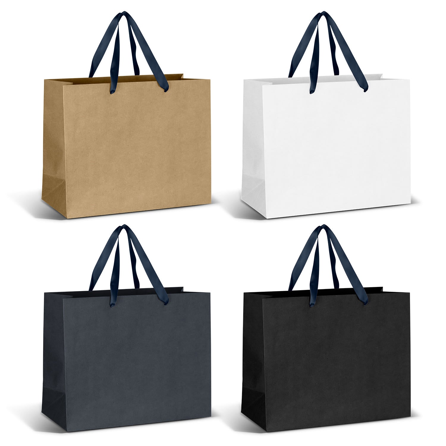 Large Ribbon Handle Paper Bag [3-125058]