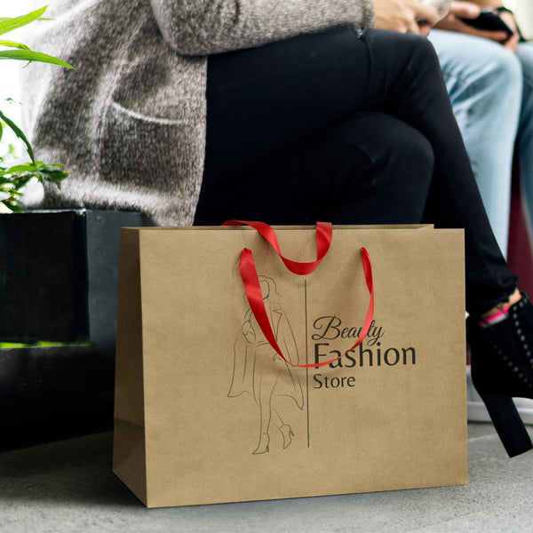 Extra Large Ribbon Handle Paper Bag [3-125059]