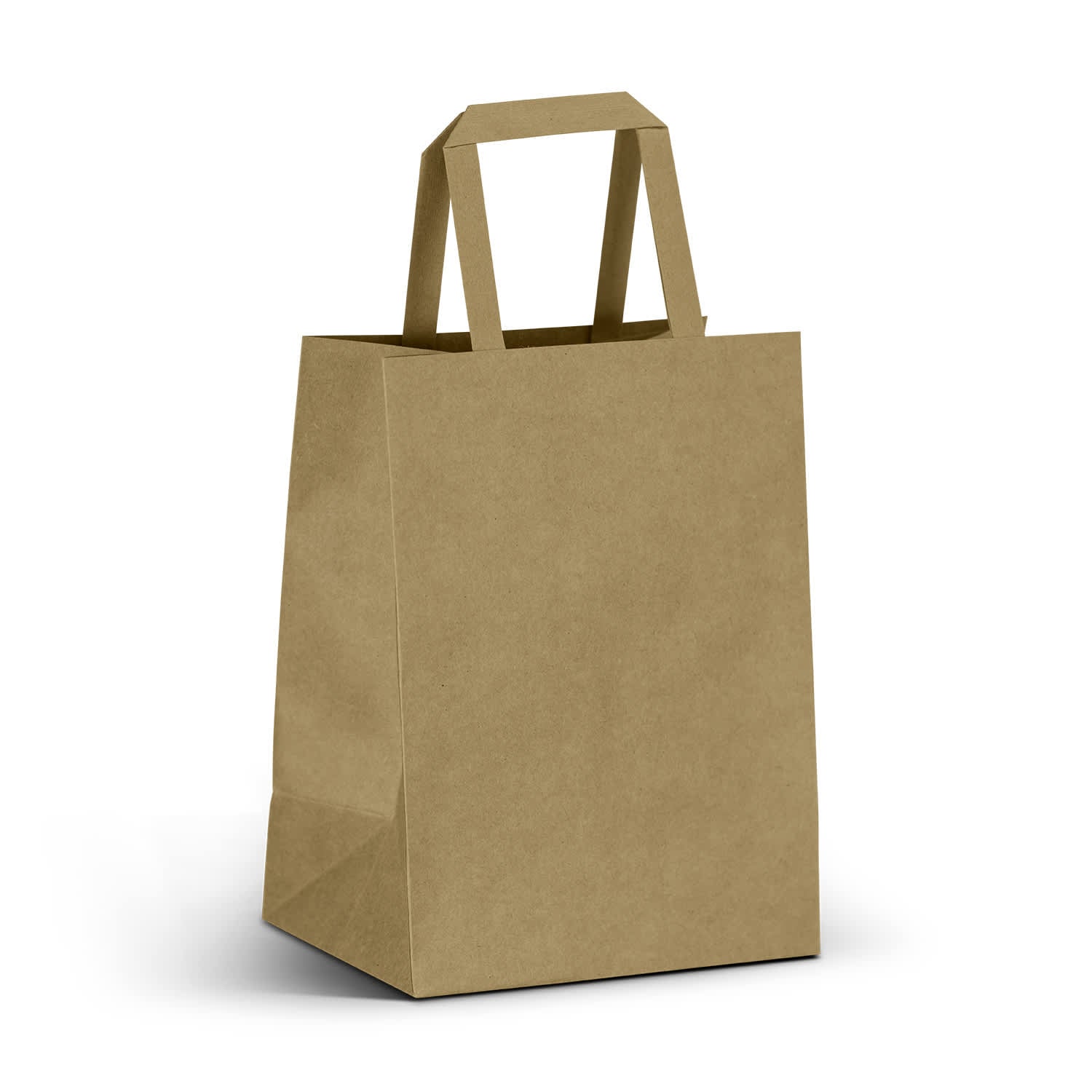 Medium Flat Handle Paper Bag Portrait [3-125060]