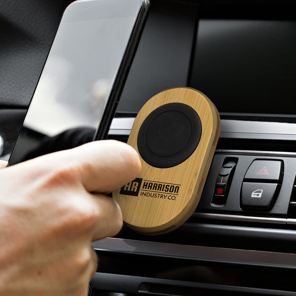 Bamboo Car Phone Holder [3-125312]