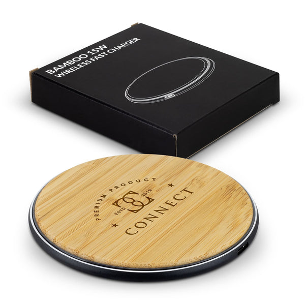 Bamboo 15W Wireless Fast Charger [3-125555]