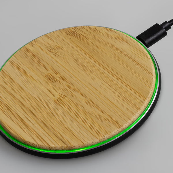 Bamboo 15W Wireless Fast Charger [3-125555]