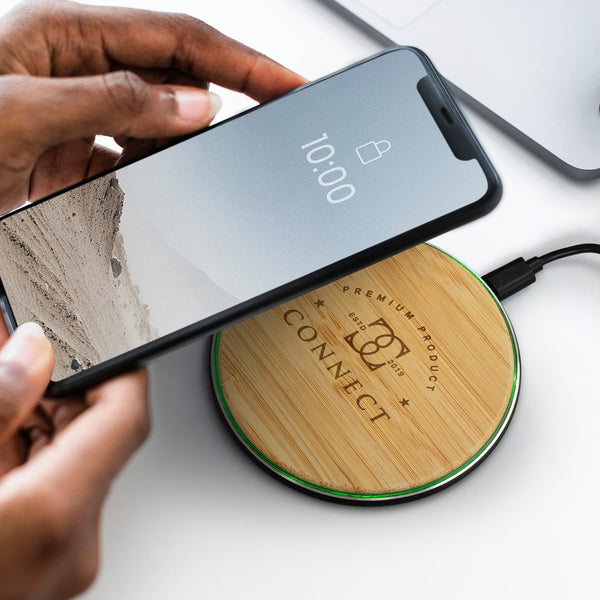Bamboo 15W Wireless Fast Charger [3-125555]