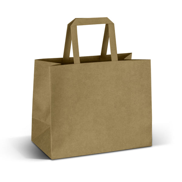 Medium Flat Handle Paper Bag Landscape [3-125940]