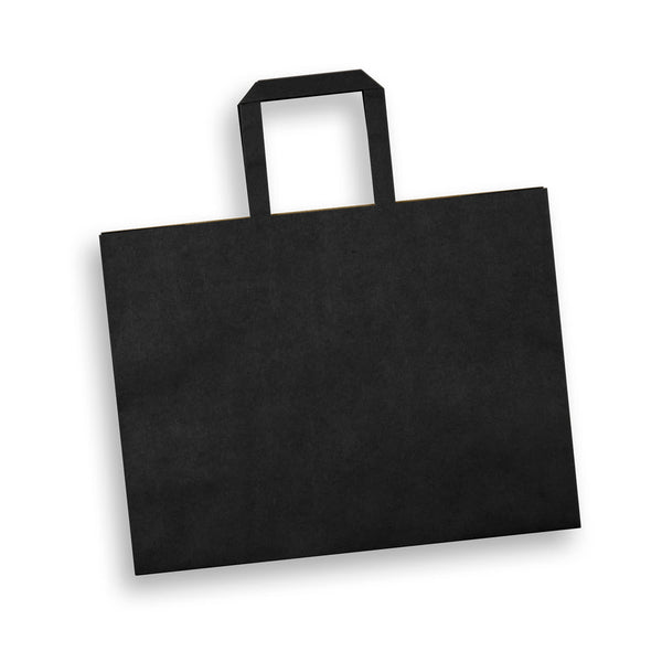 Large Flat Handle Paper Bag Landscape [3-125941]