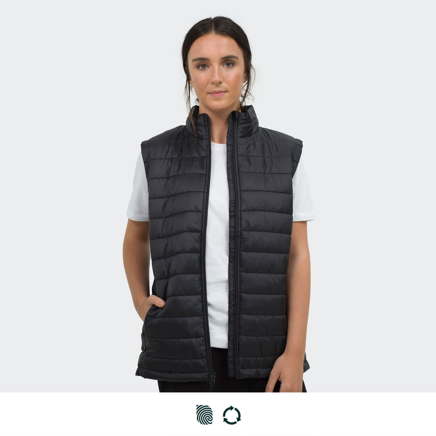 TRENDSWEAR Frazer Womens Puffer Vest [3-125965]
