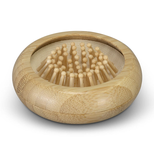 NATURA Bamboo Brush and Mirror [3-125992]