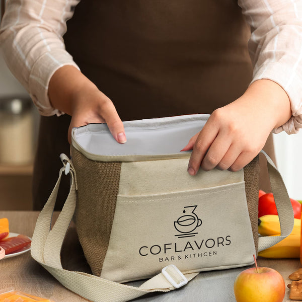 Jute Cooler Bag [3-126042]