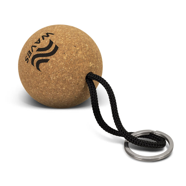 Cork Floating Key Ring  Round [3-126233]
