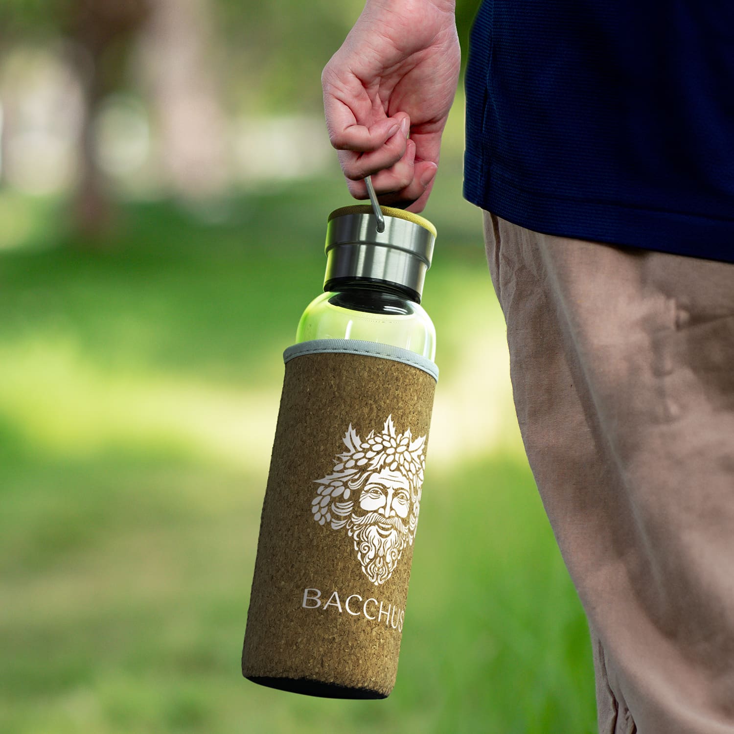 Nomad Glass Bottle  Cork Sleeve [3-126236]