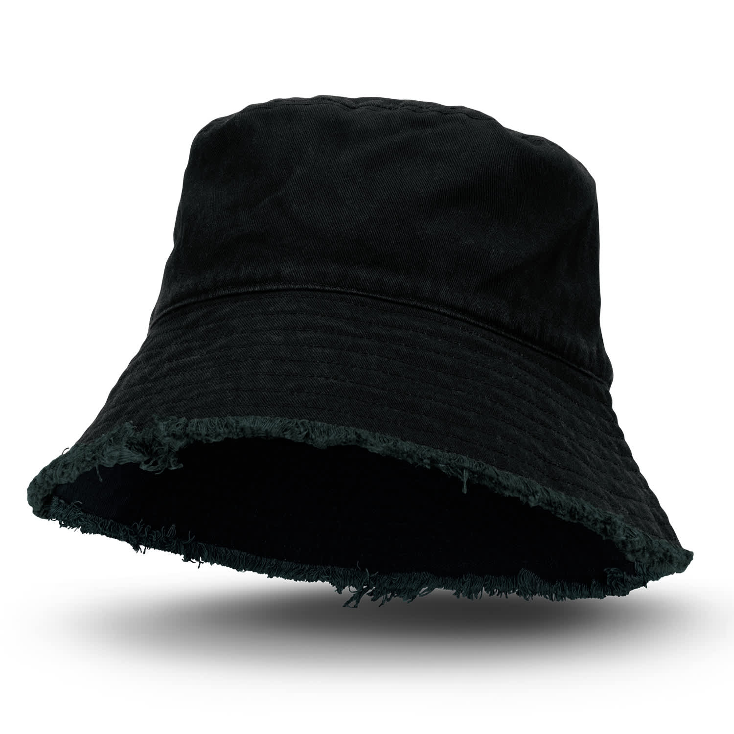 Raw Edge Bucket Hat [3-126399]