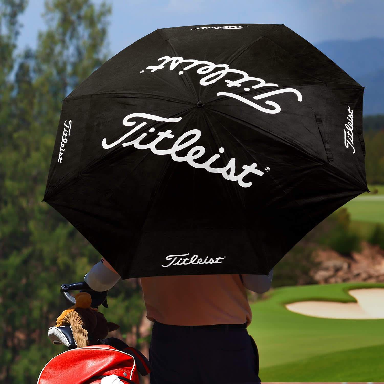 Titleist Tour Double Canopy 140cm Umbrella [3-126435]
