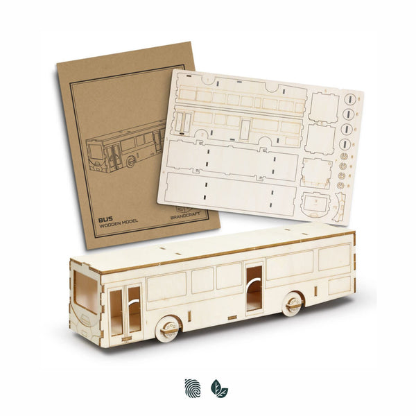 BRANDCRAFT Bus Wooden Model [3-126726]