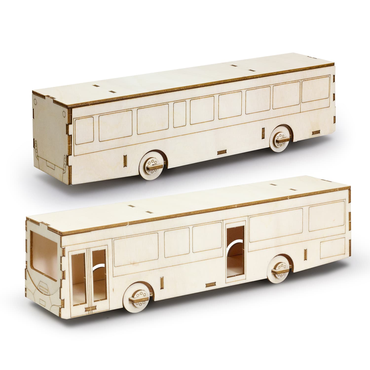 BRANDCRAFT Bus Wooden Model [3-126726]