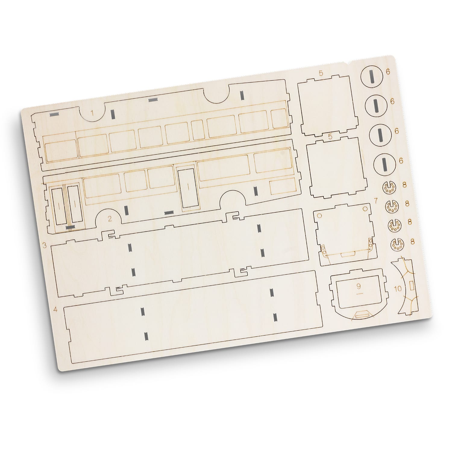 BRANDCRAFT Bus Wooden Model [3-126726]