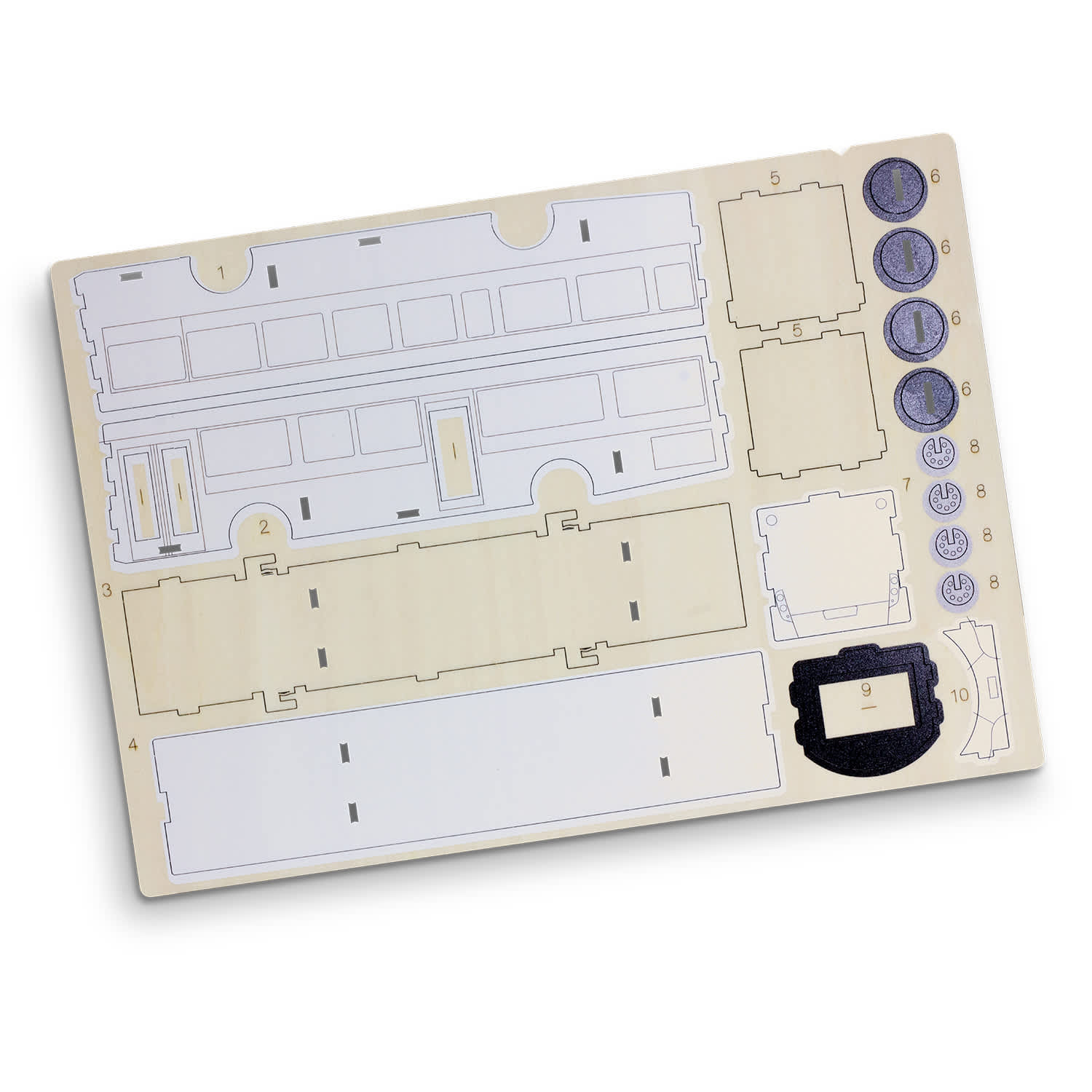 BRANDCRAFT Bus Wooden Model [3-126726]