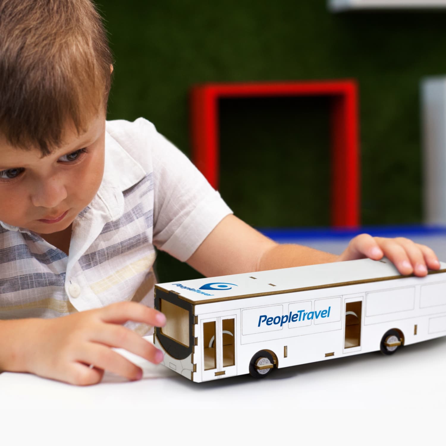 BRANDCRAFT Bus Wooden Model [3-126726]