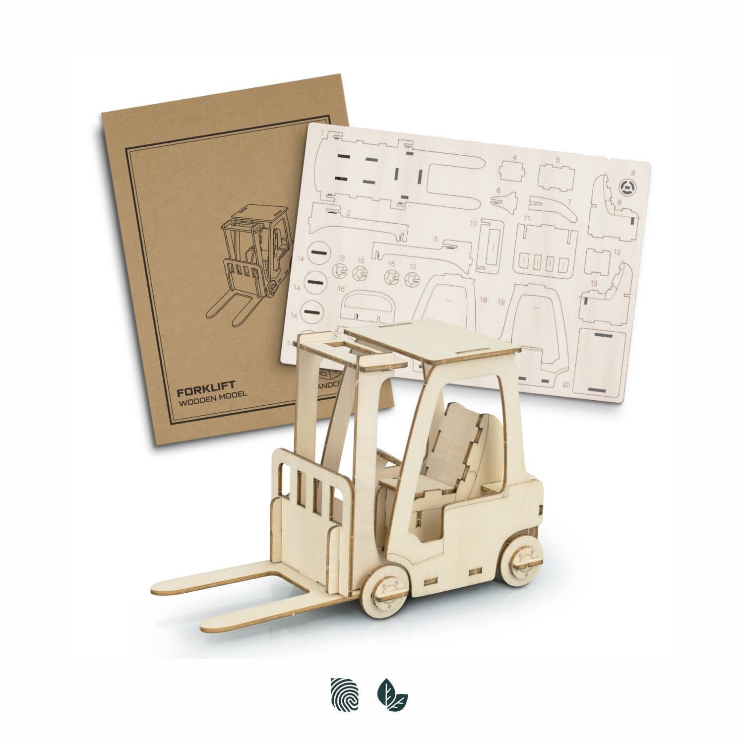 BRANDCRAFT Forklift Wooden Model [3-126727]