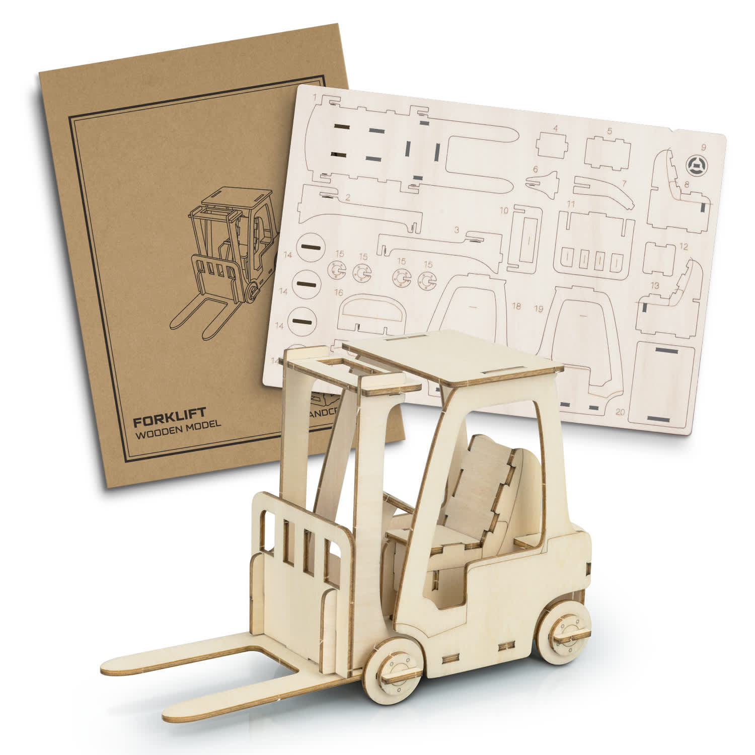 BRANDCRAFT Forklift Wooden Model [3-126727]