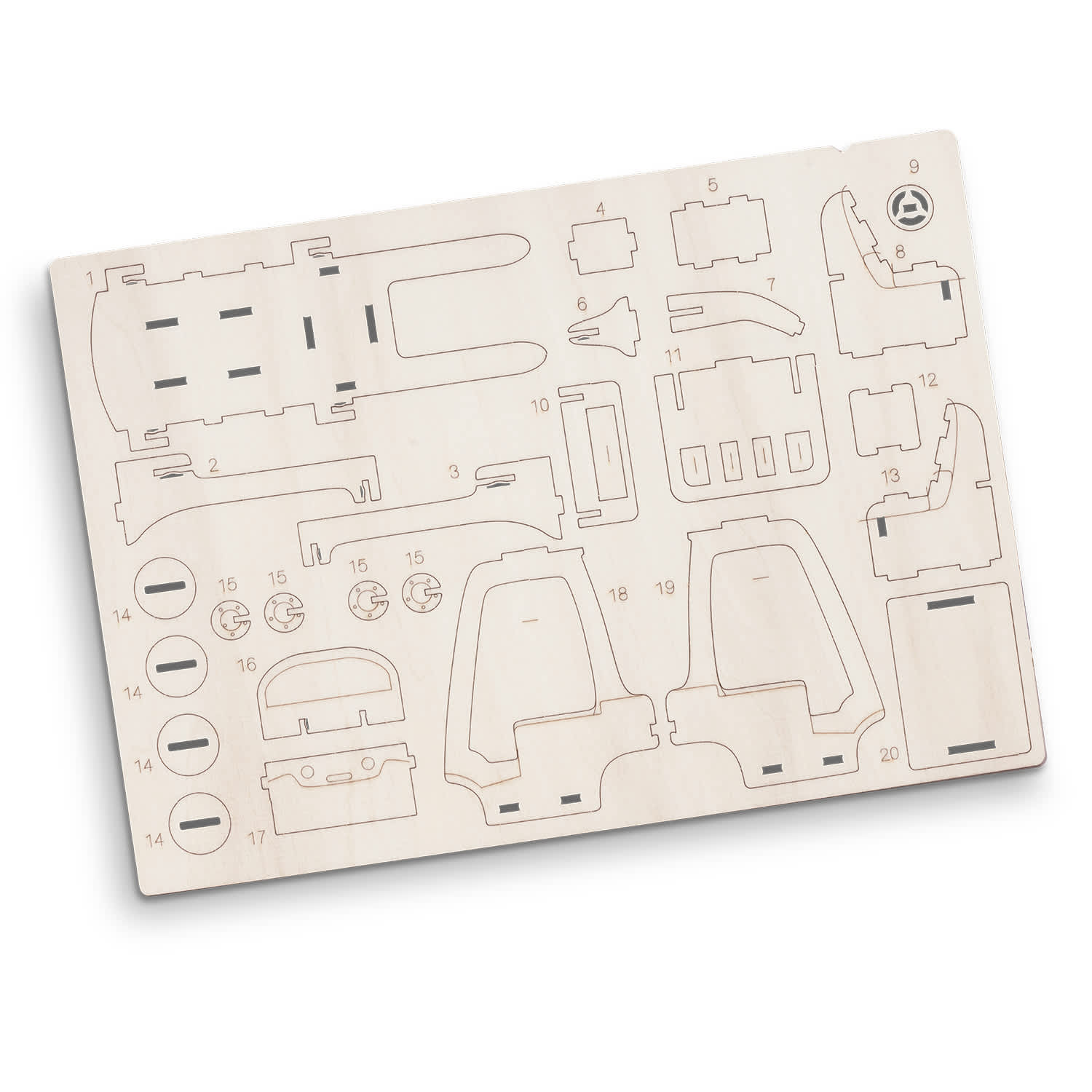 BRANDCRAFT Forklift Wooden Model [3-126727]